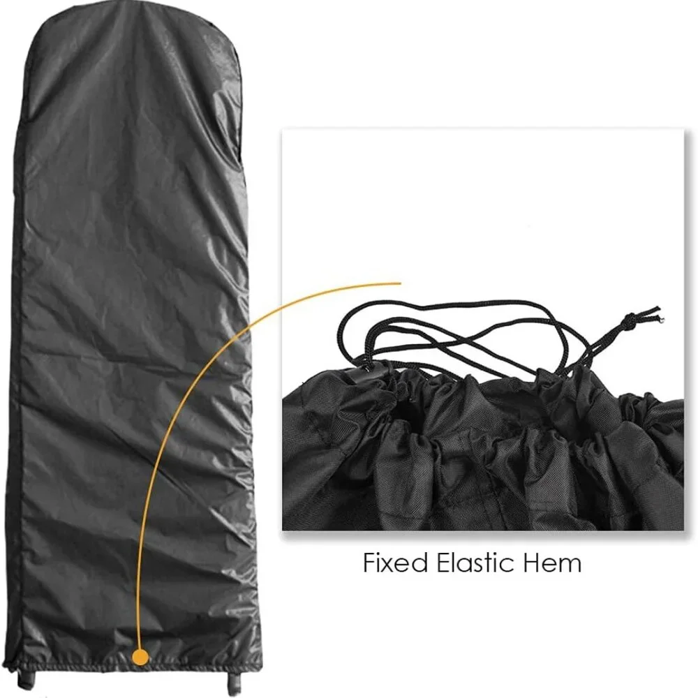 Folding Ladder Cover Dustproof & Waterproof Protector w/ Drawstring – Black
